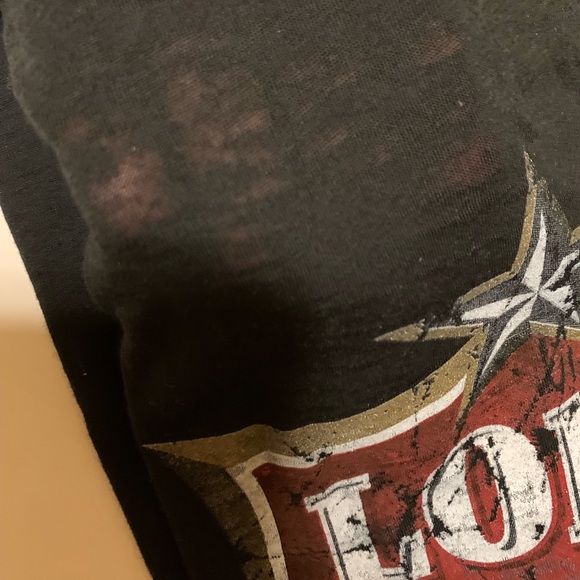 NWOT WOMEN’S DISTRESSED LONE STAR BEER GRAPHIC T-SHIRT. - Picture 11 of 16